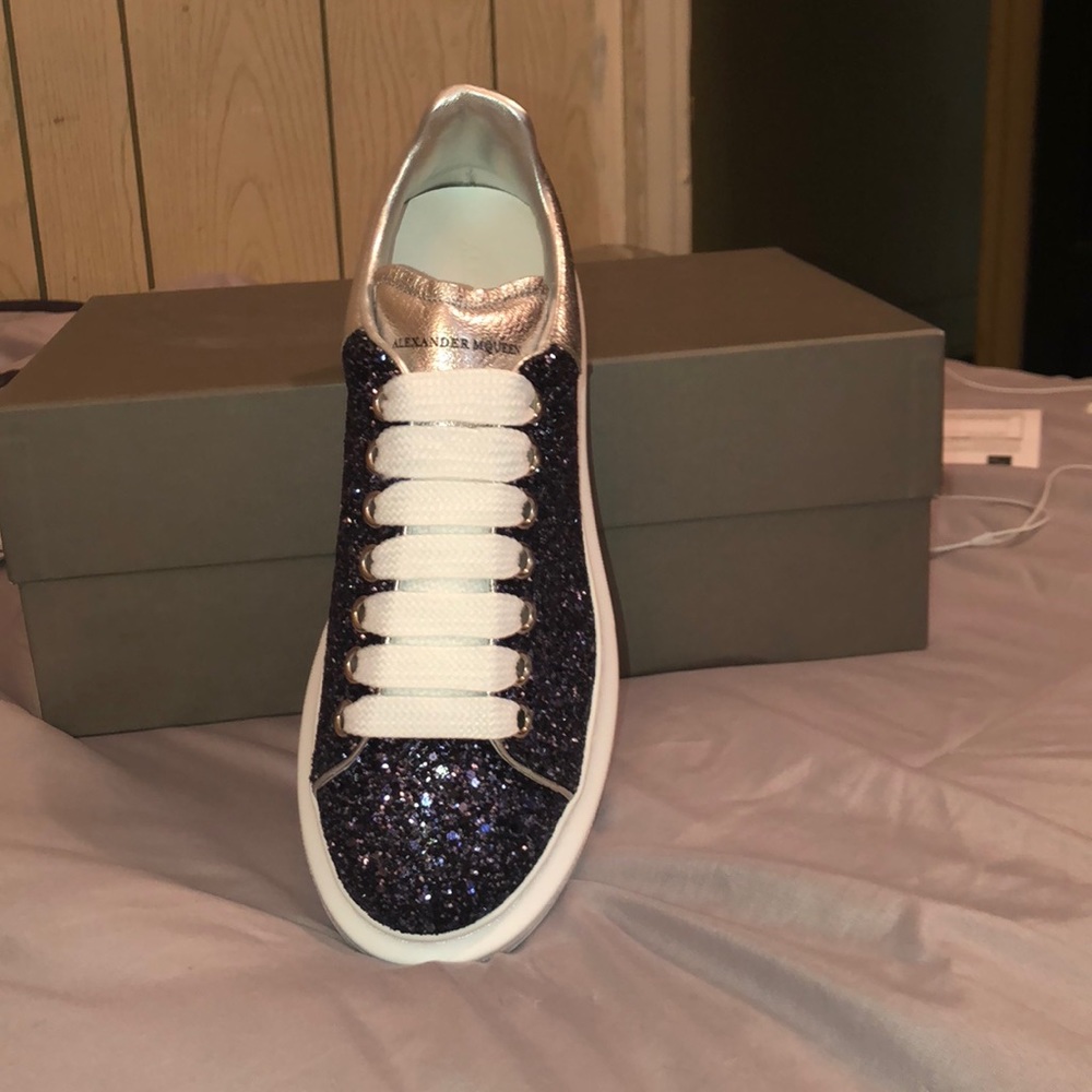 Blue Sparkly shoes !!